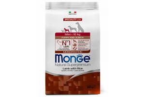 Monge Speciality line Mini Puppy & Junior, ягненок с рисом. Сухой корм для щенков мелких пород, 800 г