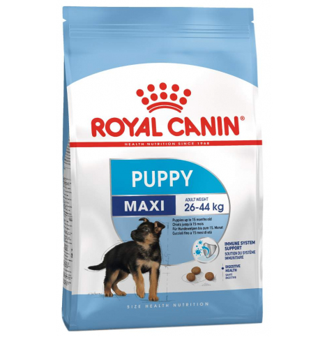 Royal Canin Maxi Puppy, Сухой корм для щенков пород крупных размеров (вес взрослой собаки от 26 до 44 кг) в возрасте до 15 месяцев, 3 кг