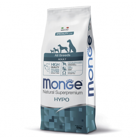 Monge Speciality line Hypo Adult, гипоаллергенный с лососем и тунцом (Сухой корм для взрослых собак всех пород), 500 г (весовой)