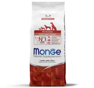 Monge Dog Speciality Puppy&Junior с ягненком и рисом (Сухой корм для щенков всех пород), 500 г (весовой)