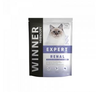 Winner Expert Renal Полнорационный сухой корм для взрослых кошек всех пород при заболеваниях почек, 400г