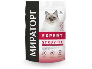 Winner Expert Struvite Полнорационный сухой корм для взрослых кошек всех пород при мочекаменной болезни струвитного типа, 400г