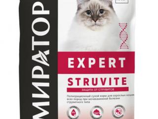 Winner Expert Struvite Полнорационный сухой корм для взрослых кошек всех пород при мочекаменной болезни струвитного типа, 400г