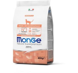Monge Cat Speciality Line Monoprotein Adult Сухой корм для взрослых кошек из лосося, 400 г