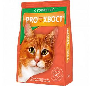 Прохвост "Говядина" Сухой корм для кошек, 350г