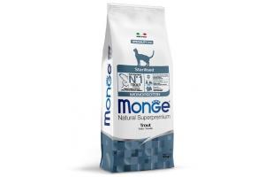 Monge Cat Speciality Line Monoprotein Sterilised Сухой корм для стерилизованных кошек из форели, 100г (весовой)