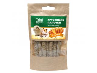 TRIOL Standard хрустящие палочки Лакомство для грызунов с тыквой, 30г