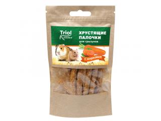 TRIOL Standard хрустящие палочки с морковью Лакомство для грызунов, 30г