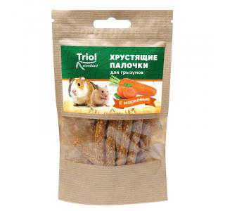 TRIOL Standard хрустящие палочки с морковью Лакомство для грызунов, 30г
