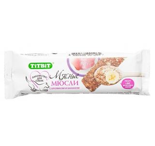 TiTBiT Мюсли Fruit с кроликом и бананом, 1 штука
