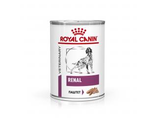 Royal Canin Renal (паштет), Корм консервированный диетический для взрослых собак, предназначенный для поддержания функции почек при острой или хронической почечной недостаточности - 410 гр