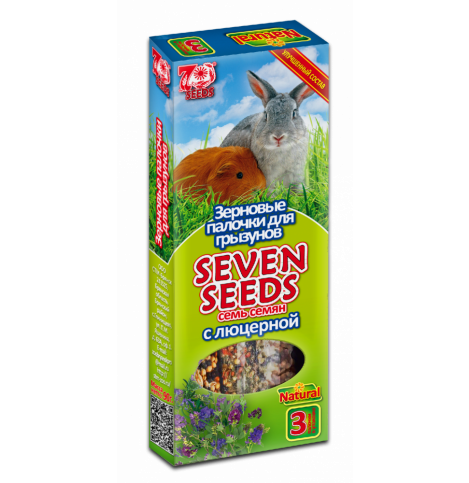 Seven Seeds Палочки для грызунов, с люцерной 3 шт