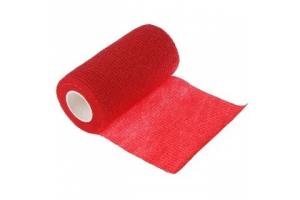 Бинт VitaVet CARE самофиксирующийся, цвет красный, 10 см х 4,5 м