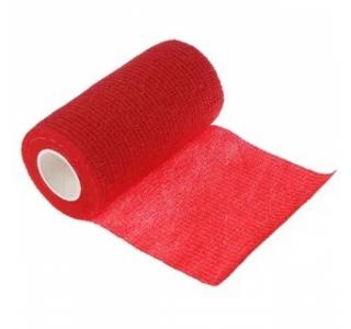 Бинт VitaVet CARE самофиксирующийся, цвет красный, 10 см х 4,5 м