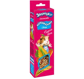 Зверюшки "Лакомства корзиночки" для морских свинок
овощи, 60г