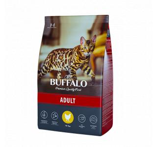MR. BUFFALO ADULT С КУРИЦЕЙ Сухой корм для кошек, 100г (весовой)