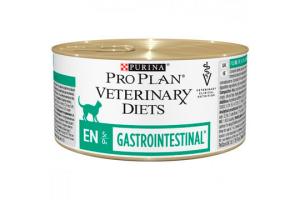 PRO PLAN VETERINARY DIETS EN ST/OX GASTROINTESTINAL  Консервированный корм для кошек при расстройствах пищеварения, 195г