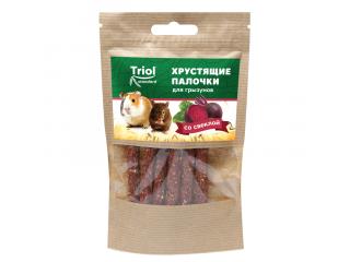 TRIOL Standard хрустящие палочки Лакомство для грызунов со свеклой, 30г