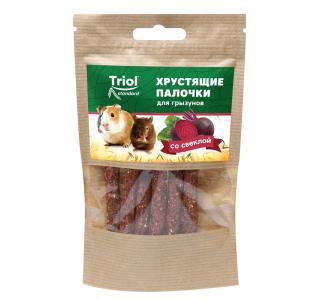 TRIOL Standard хрустящие палочки Лакомство для грызунов со свеклой, 30г