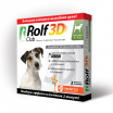 Rolf Club 3D, капли от клещей и блох для собак 4-10 кг, 3 пипетки