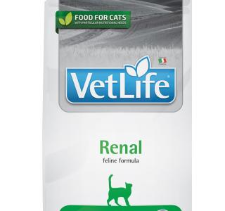 Farmina Vet Life Renal Сухой корм для кошек для поддержания функции почек при почечной недостаточности.