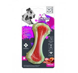 M-PETS Игрушка для собак Кость со вкусом бекона, 13 см