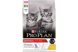 PRO PLAN Original Kitten Сухой корм для котят с курицей, 400г