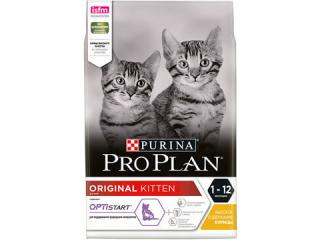 PRO PLAN Original Kitten Сухой корм для котят с курицей, 400г