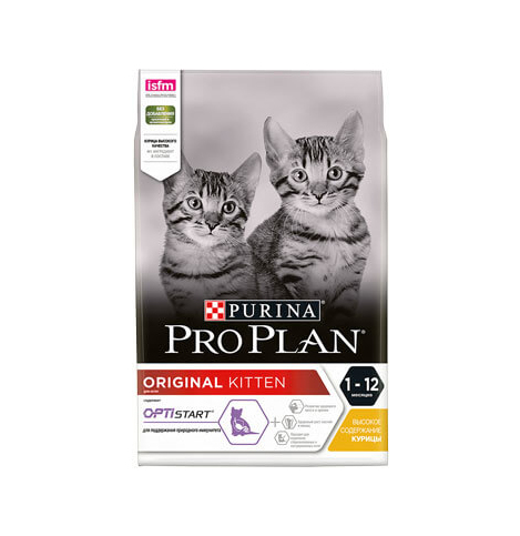 PRO PLAN Original Kitten Сухой корм для котят с курицей, 400г