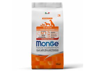 Monge  Dog Speciality Line Monoprotein Сухой корм для щенков всех пород, из утки с рисом и картофелем 2,5 кг