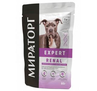 МИРАТОРГ EXPERT  RENAL Консервированный корм для собак при заболевании почек, 85г