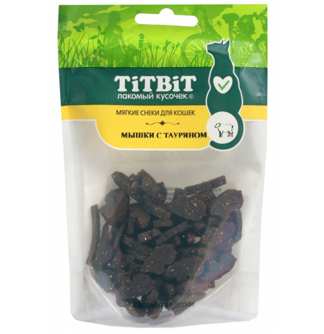 TiTBiT Мышки с таурином для кошек (Мягкие снеки) 50 г