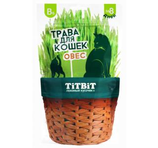 TiTBiT Трава для кошек овес, 60г