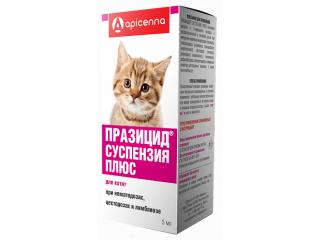 Празицид-суспензия Плюс от внутренних паразитов, для котят, фл. 5 мл