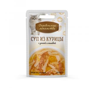Деревенские лакомства Суп из курицы с уткой и тыквой, 35г