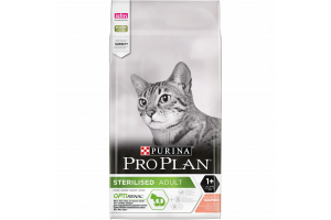 PRO PLAN STERILISED сухой корм для стерилизованных кошек и кастрированных котов с лососем, 100г (весовой)