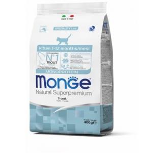 Monge Cat Speciality Line Monoprotein Сухой корм для котят и беременных кошек из форели 400 г