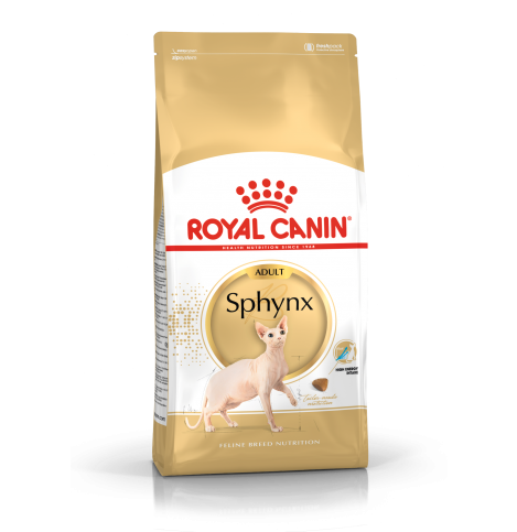 Royal Canin Sphynx Adult Сухой полнорационный сбалансированный корм для взрослых кошек породы Сфинкс старше 12 месяцев, 400г