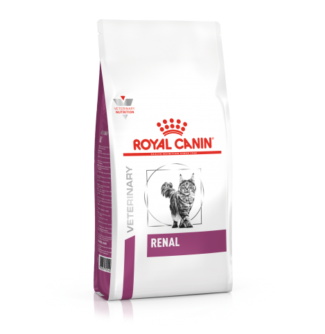 Royal Canin Renal Сухой корм для взрослых кошек для поддержания функции почек при острой или хронической почечной недостаточности, 400г