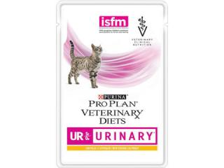 PRO PLAN VETERINARY DIETS UR URINARY Консервированный корм для кошек при мочекаменной болезни, с курицей, 85г