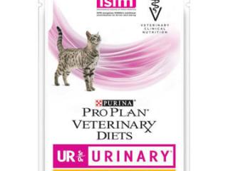 PRO PLAN VETERINARY DIETS UR URINARY Консервированный корм для кошек при мочекаменной болезни, с курицей, 85г