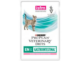 PRO PLAN VETERINARY DIETS EN GASTROINTESTINAL  Консервированный корм для кошек при расстройствах пищеварения, с лососем, 85г