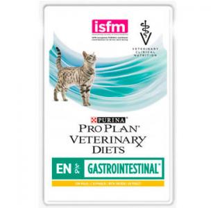 PRO PLAN VETERINARY DIETS EN GASTROINTESTINAL  Консервированный корм для кошек при расстройствах пищеварения, с курицей, 85г