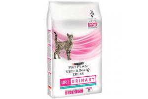 PRO PLAN VETERINARY DIETS UR URINARY Сухой корм для кошек при мочекаменной болезни, с океанической рыбой, 350г