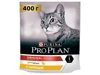 PRO PLAN ORIGINAL ADULT Сухой корм для взрослых кошек, с курицей, 400г