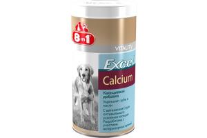 8in1 Excel Calcium, кальций для щенков и взрослых собак, таблетки 155 шт.