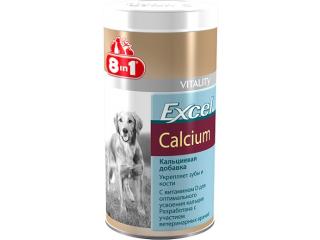 8in1 Excel Calcium, кальций для щенков и взрослых собак, таблетки 155 шт.