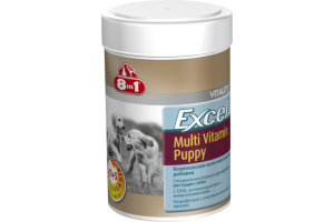 8in1 Excel Multi Vitamin Puppy, мультивитамины для щенков, таблетки 100 шт.