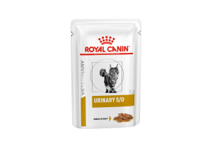 Royal Canin Urinary S/O (в соусе) Консервированнный корм для кошек, способствующий растворению струвитных камней и предотвращению их повторного образования, 85г