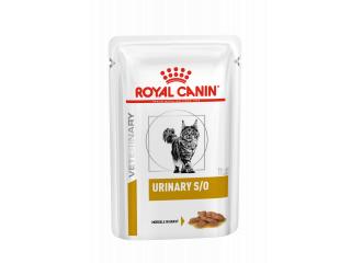 Royal Canin Urinary S/O (в соусе) Консервированнный корм для кошек, способствующий растворению струвитных камней и предотвращению их повторного образования, 85г